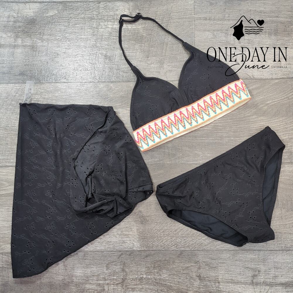 Aleumdr 3 Piece Bikini Swimsuit Size 11-12Y